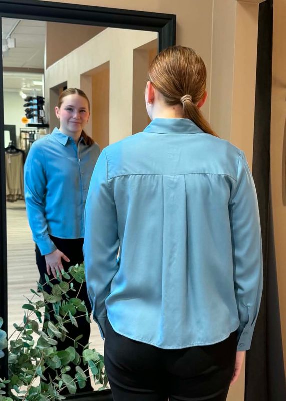 SAMSØE SAMSØE - W Saminsa LS Skjorte 14028 Windware Blue