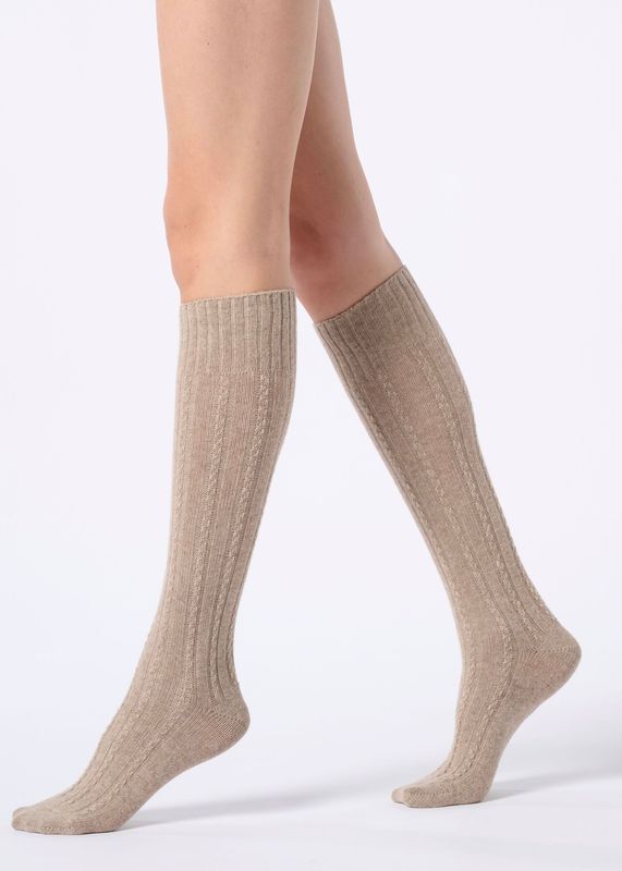 OROBLU - Nancy Knestrømpe Lys Beige