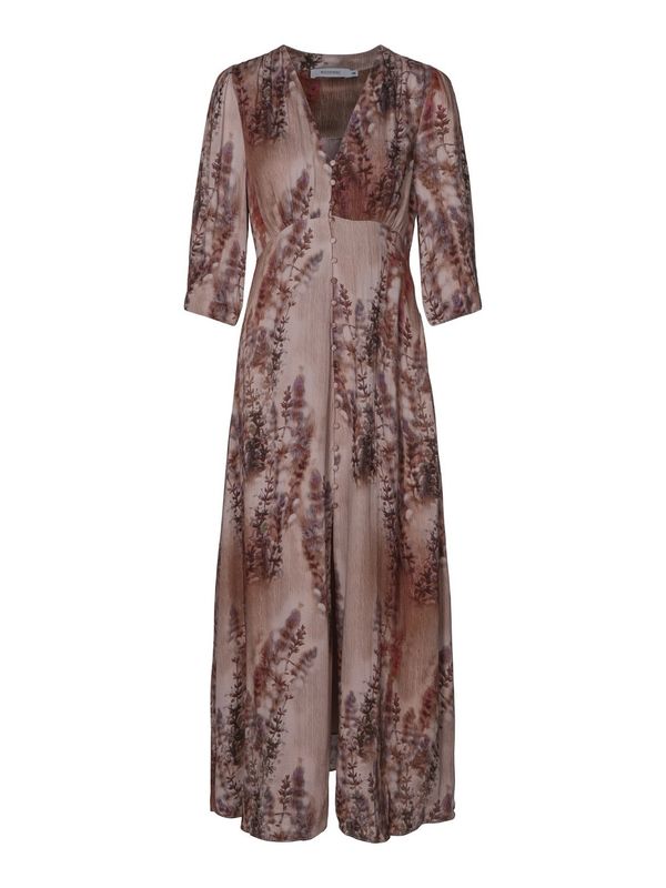 RICCOVERO - Sorrento Maxikjole Beige Pink Flowers 234