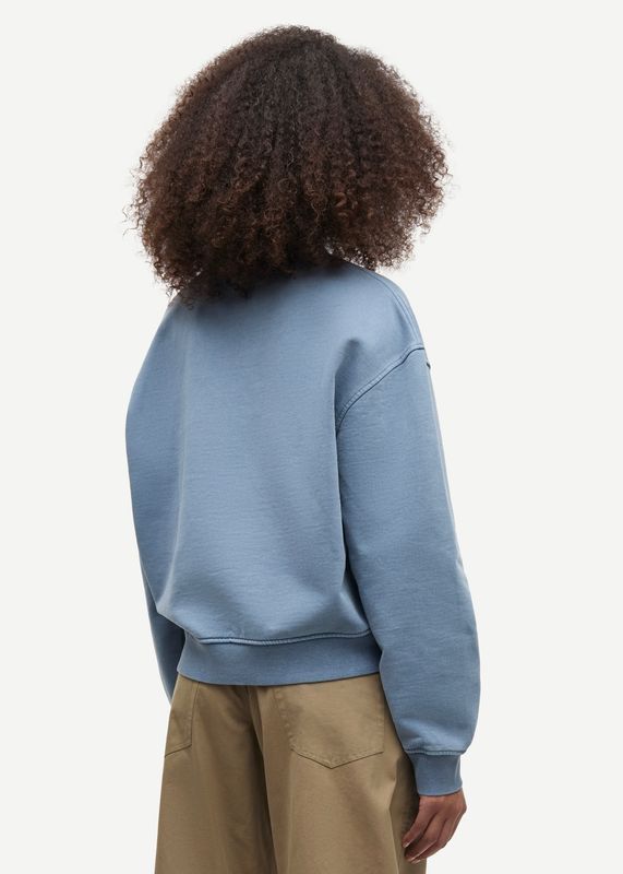 SAMSØE SAMSØE - W Savan Sweat 15697 Wind Blue Pigment 