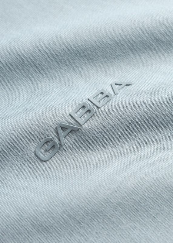 GABBA - Dune Logo SS GOTS T-skjorte Light Blue
