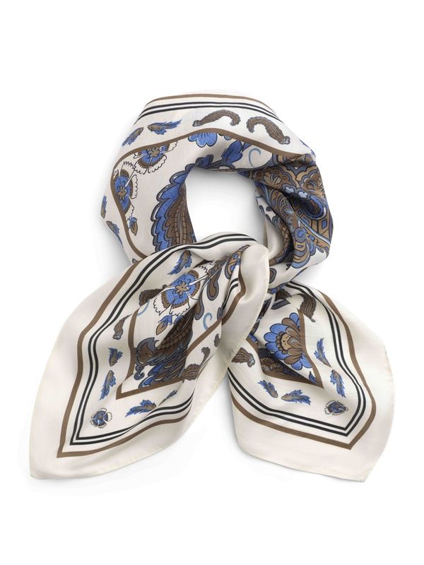 KATRIN URI - Paisley  Cream Silkeskjerf Multi 2610923