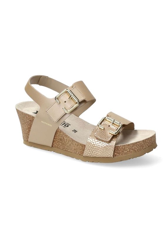 MEPHISTO - Lissandra Perla Wedge Sandal Platinum