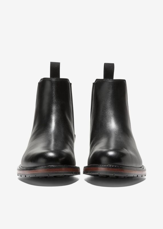 COLE HAAN - Men's Roundhill Grand Chelsea Boots WP Black