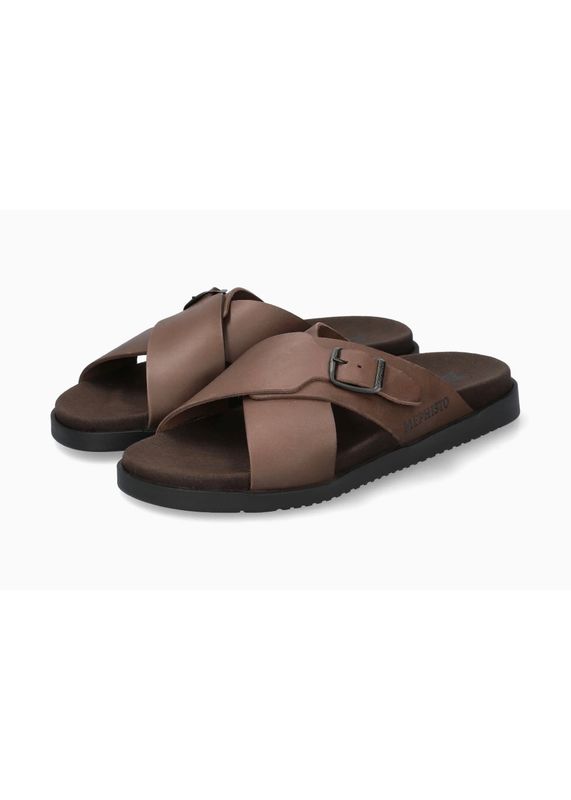 MEPHISTO - M Giulio Scratch Sandal Dark Brown 3451