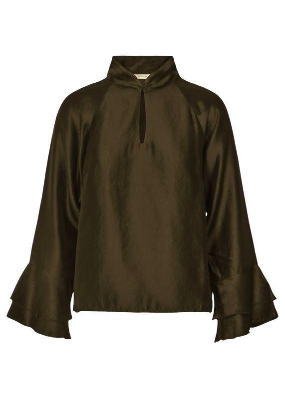 RICCOVERO - Zelda Bluse Warm Chocolate 779