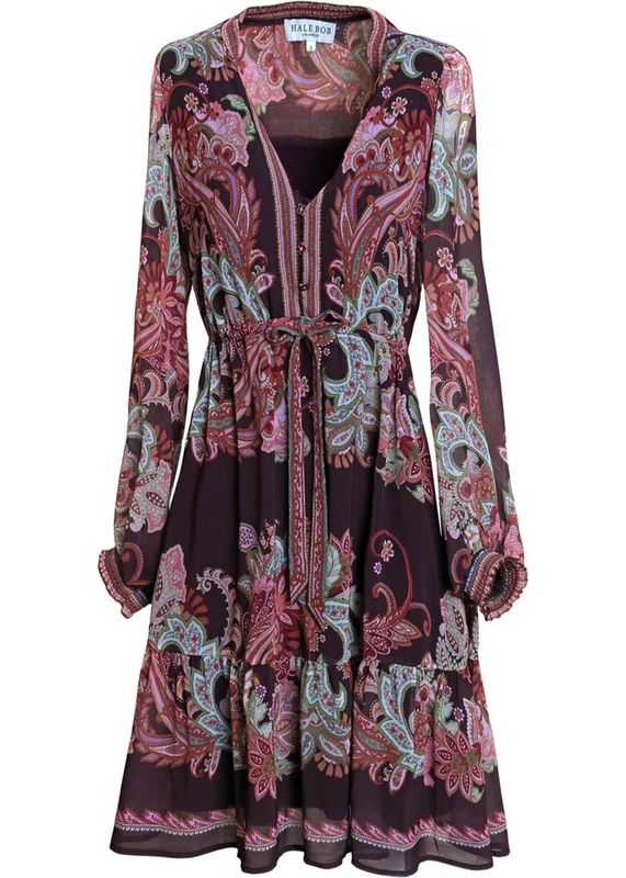 HALE BOB -  Isolde Kjole Wine 67BL612A