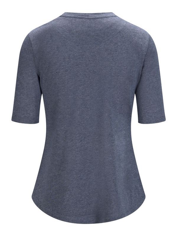 ELLA&IL - Karina Cotton Blend T-skjorte Denim Blue