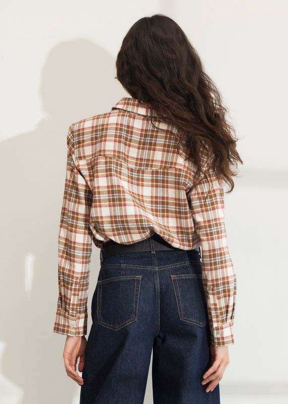 CAMILLA PIHL - Joan Flanell Skjorte Red Check