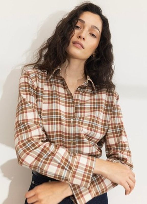 CAMILLA PIHL - Joan Flanell Skjorte Red Check