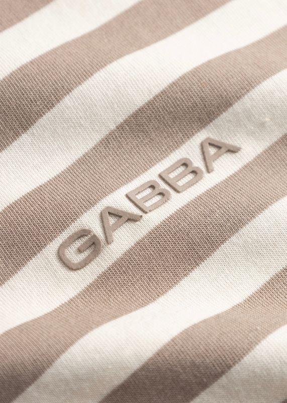 GABBA - Dune Logo Stripes SS GOTS T-skjorte Fungi