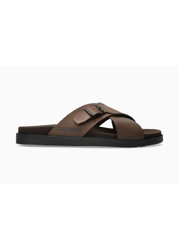MEPHISTO - M Giulio Scratch Sandal Dark Brown 3451