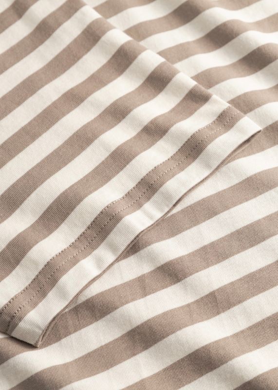 GABBA - Dune Logo Stripes SS GOTS T-skjorte Fungi