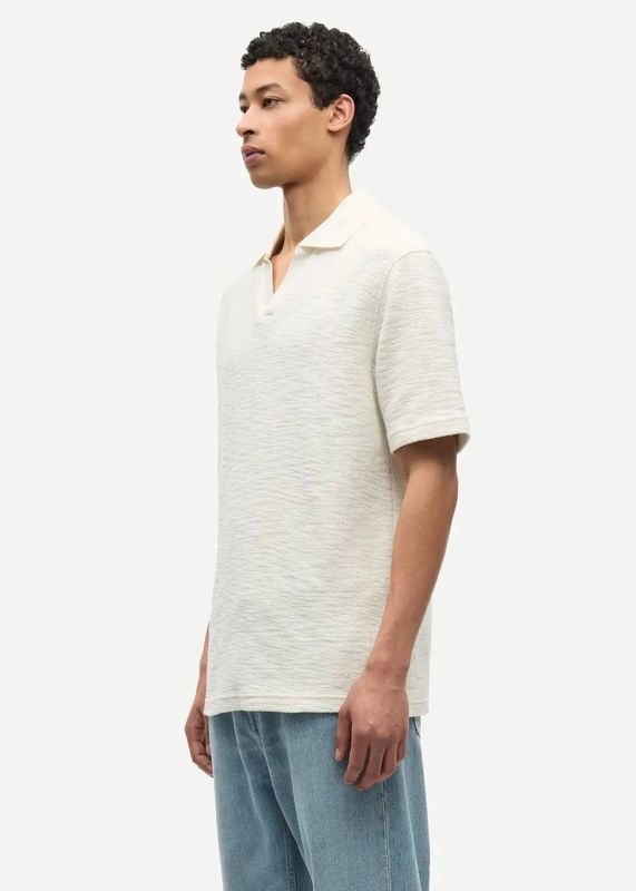 SAMSØE SAMSØE - Samac V-neck Polo 15974 Clear Cream