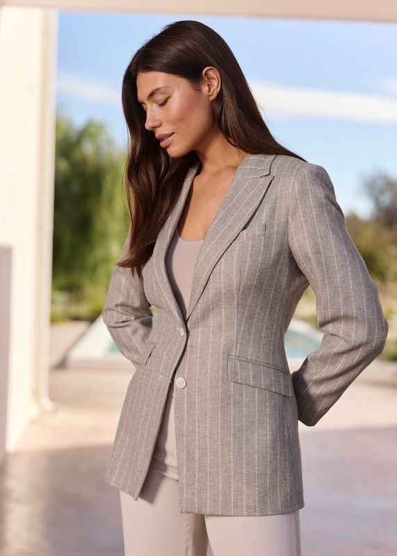 RICCOVERO - W Endre Blazer Sandstone Cream S631-881
