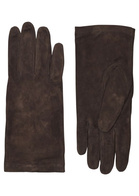 GUSTAV - Corinn Hansker Semsket Dark Brown 58903 72728