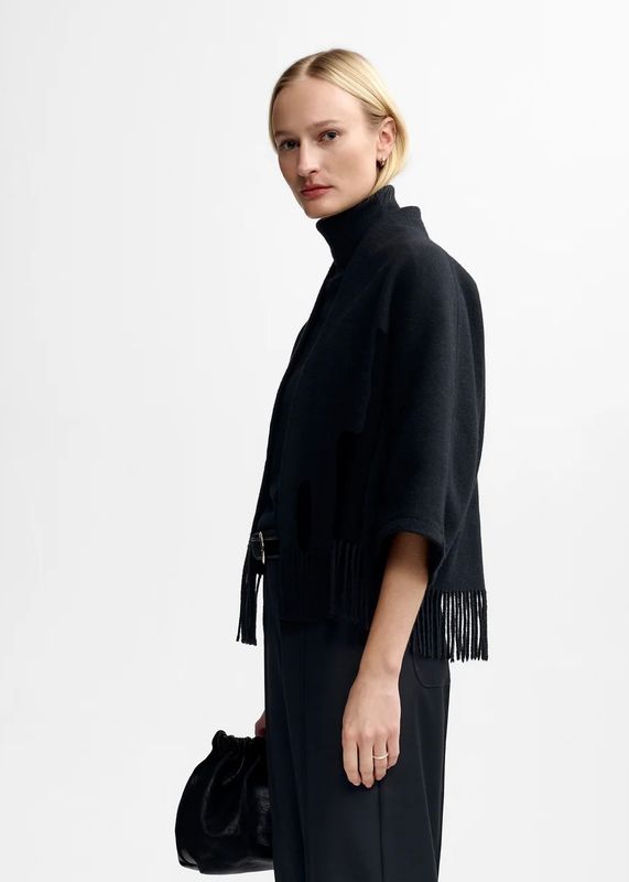 AKS LABEL - Keyla Lambswool Jakke Lt. Sand