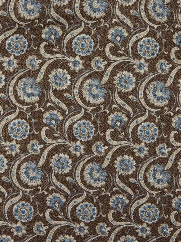 STENSTRÖMS - Lommetørkle Brown Pattern Silk 923443-271