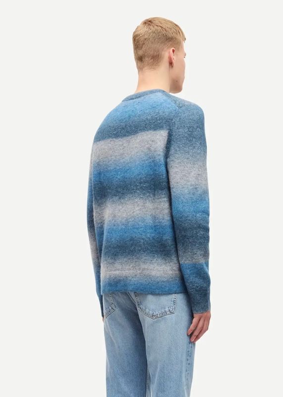SAMSØE SAMSØE - M Aiden Genser Stellar Stripe 15012