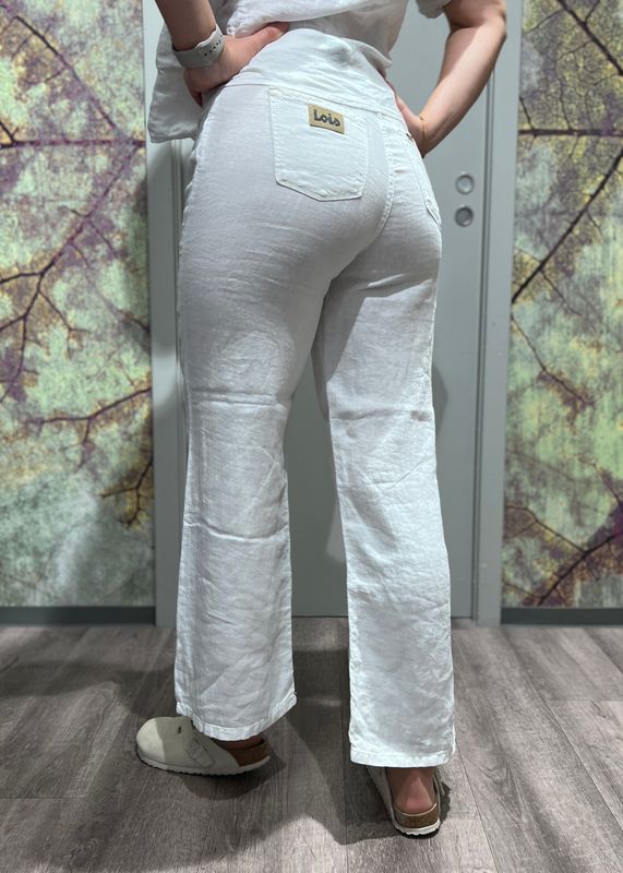 LOIS - Culotte Linbukse 2172- 8032 Linen Summer White