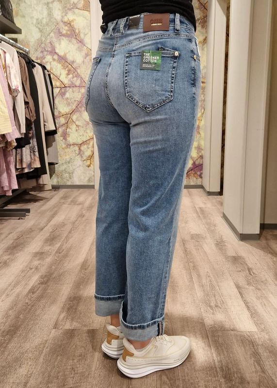 CAMBIO - Gaia Relaxed Jeans Sun Vibes Used 9182 0122-04 5154