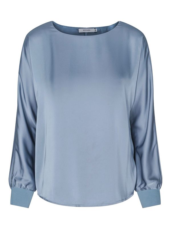 RICCOVERO - Gail Bluse Light Blue A611-520