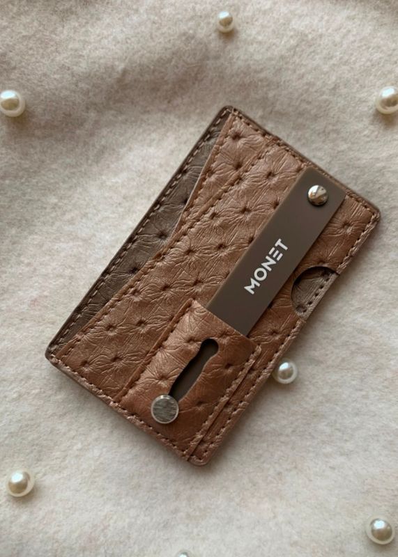 MONET - Kortholder til mobil Camel Tufted